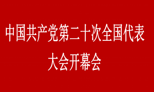 中国共产党第二十次全国代表大会开幕会（回看）